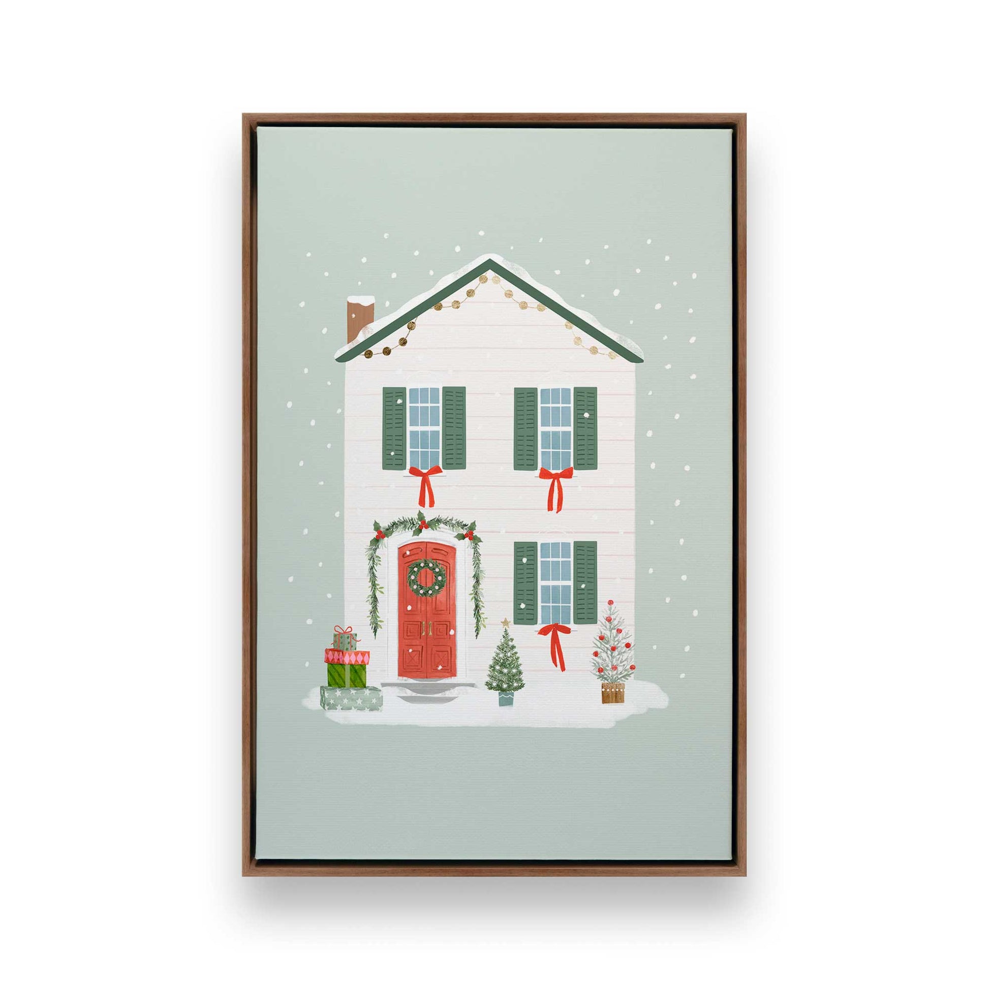 [Color:Walnut], Picture of art in a Walnut frame