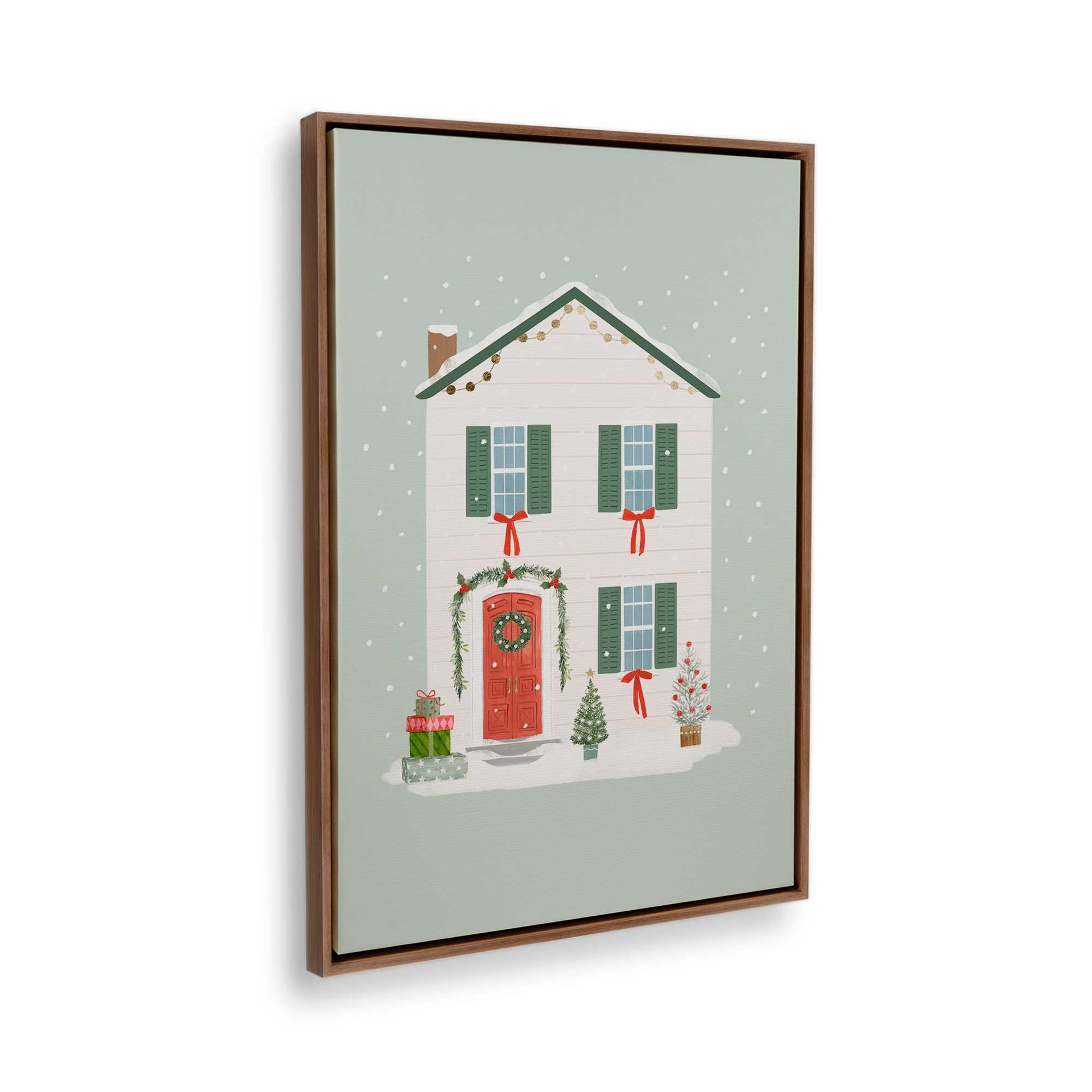 [Color:Walnut], Picture of the corner of the art