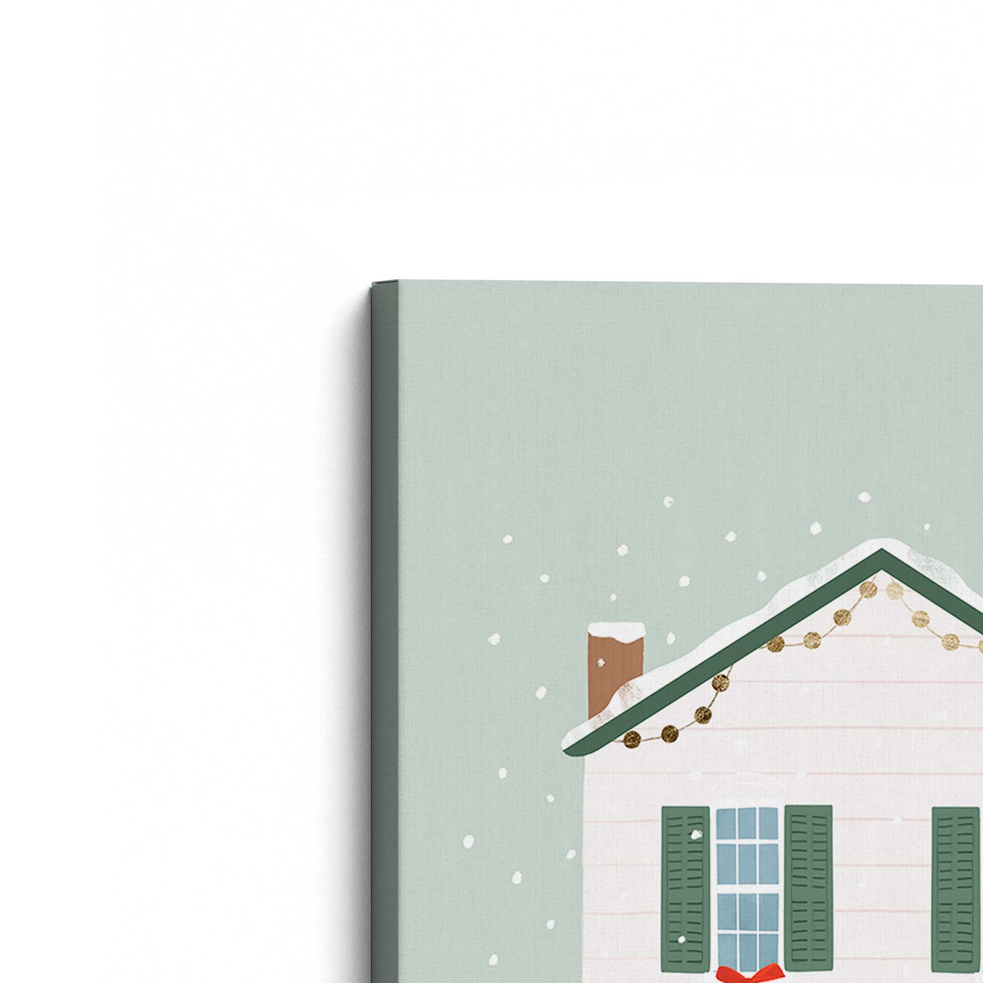 [Color:Stretched Canvas], Picture of the corner of the art