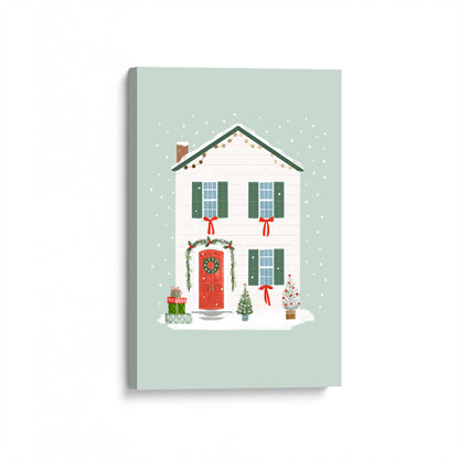 [Color:Stretched Canvas], Picture of art at an angle