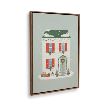 [Color:Walnut], Picture of the corner of the art