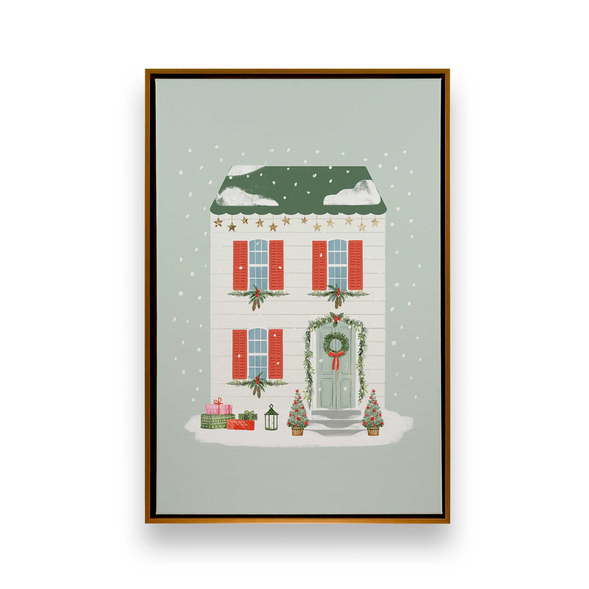 [Color:Polished Gold], Picture of art in a Polished Gold frame
