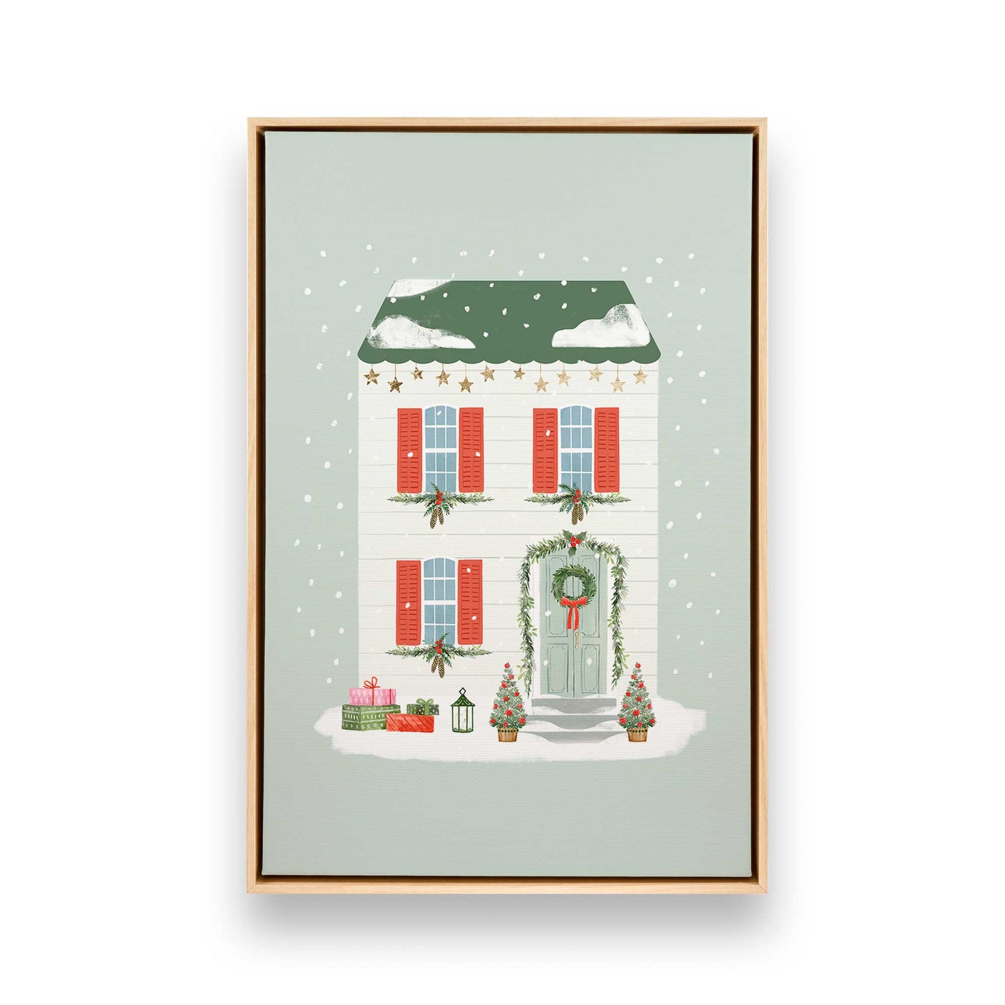 [Color:American Maple], Picture of art in a American Maple frame