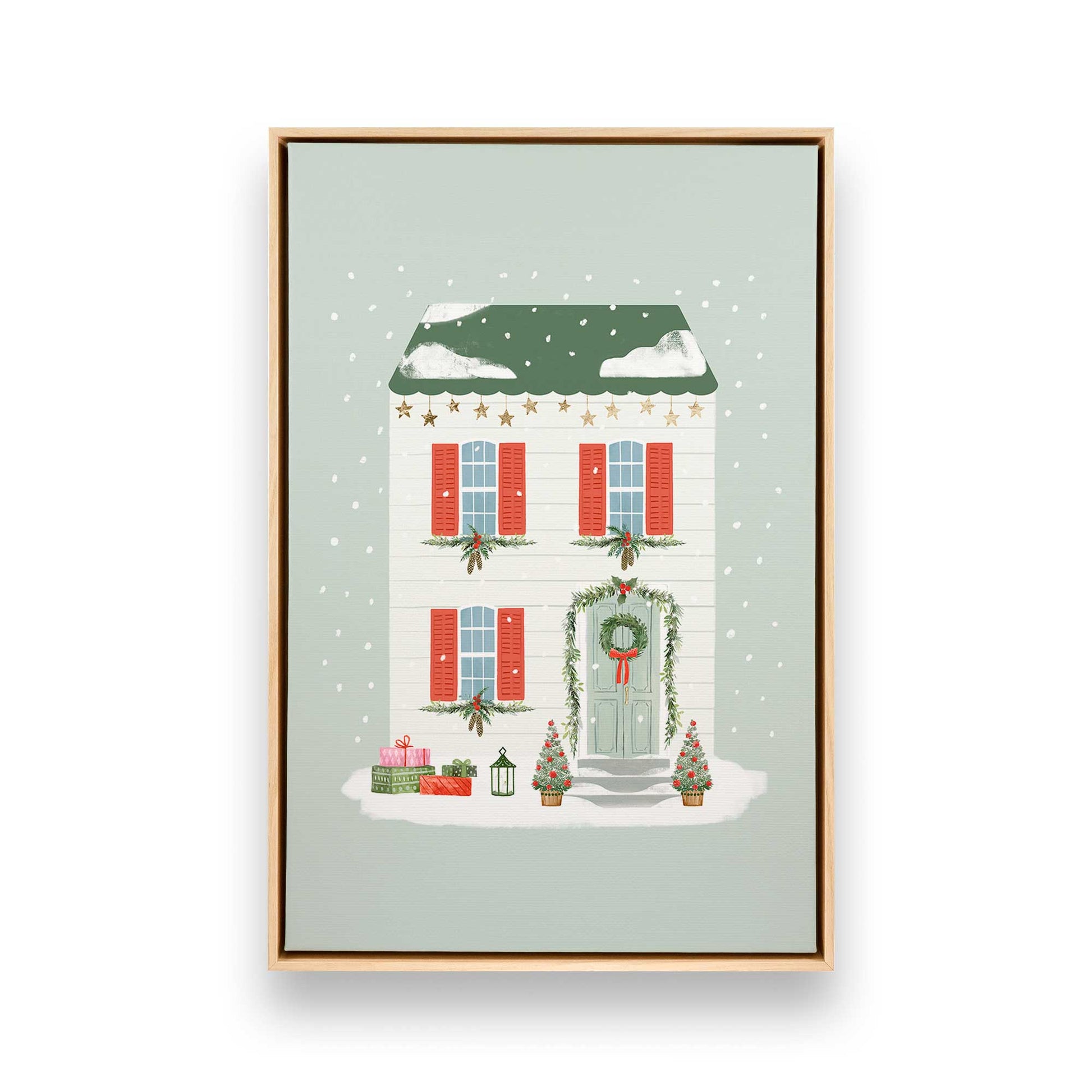 [Color:American Maple], Picture of art in a American Maple frame