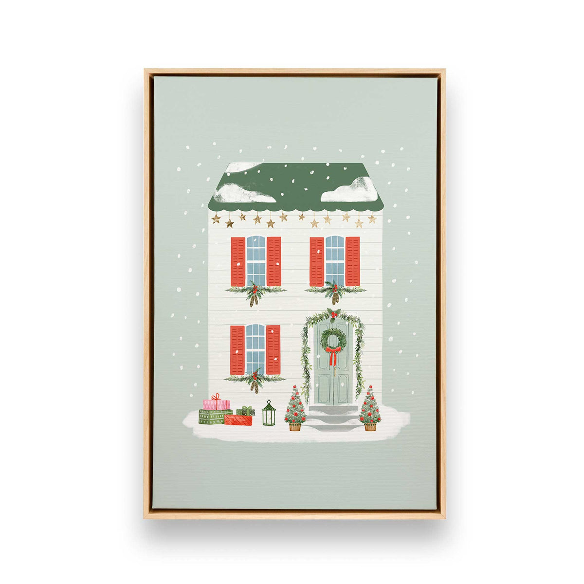 [Color:American Maple], Picture of art in a American Maple frame
