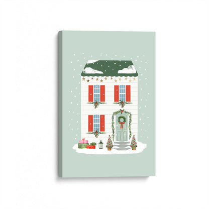 [Color:Stretched Canvas], Picture of art at an angle