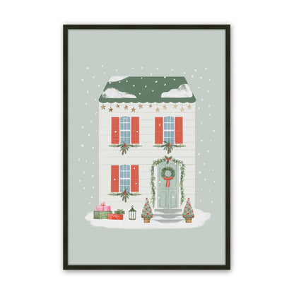 [Color:Satin Black], Picture of art in a Satin Black frame