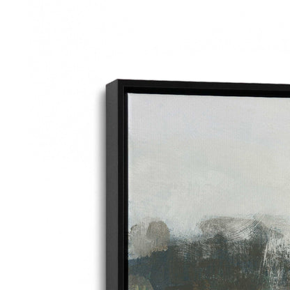 [Color:Satin Black], Picture of art in a Satin Black frame at an angle