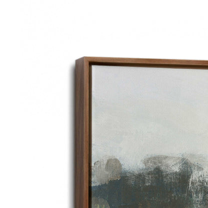 [Color:Walnut], Picture of art in a Walnut frame at an angle