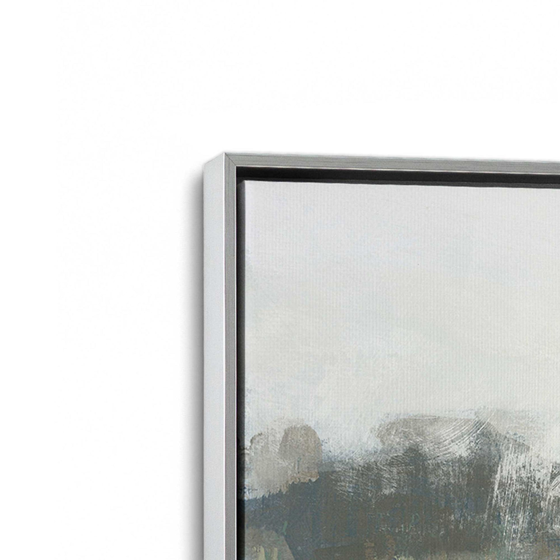 [Color:Polished Chrome], Picture of art in a Polished Chrome frame at an angle