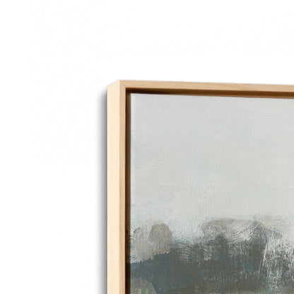 [Color:American Maple], Picture of art in a American Maple frame at an angle