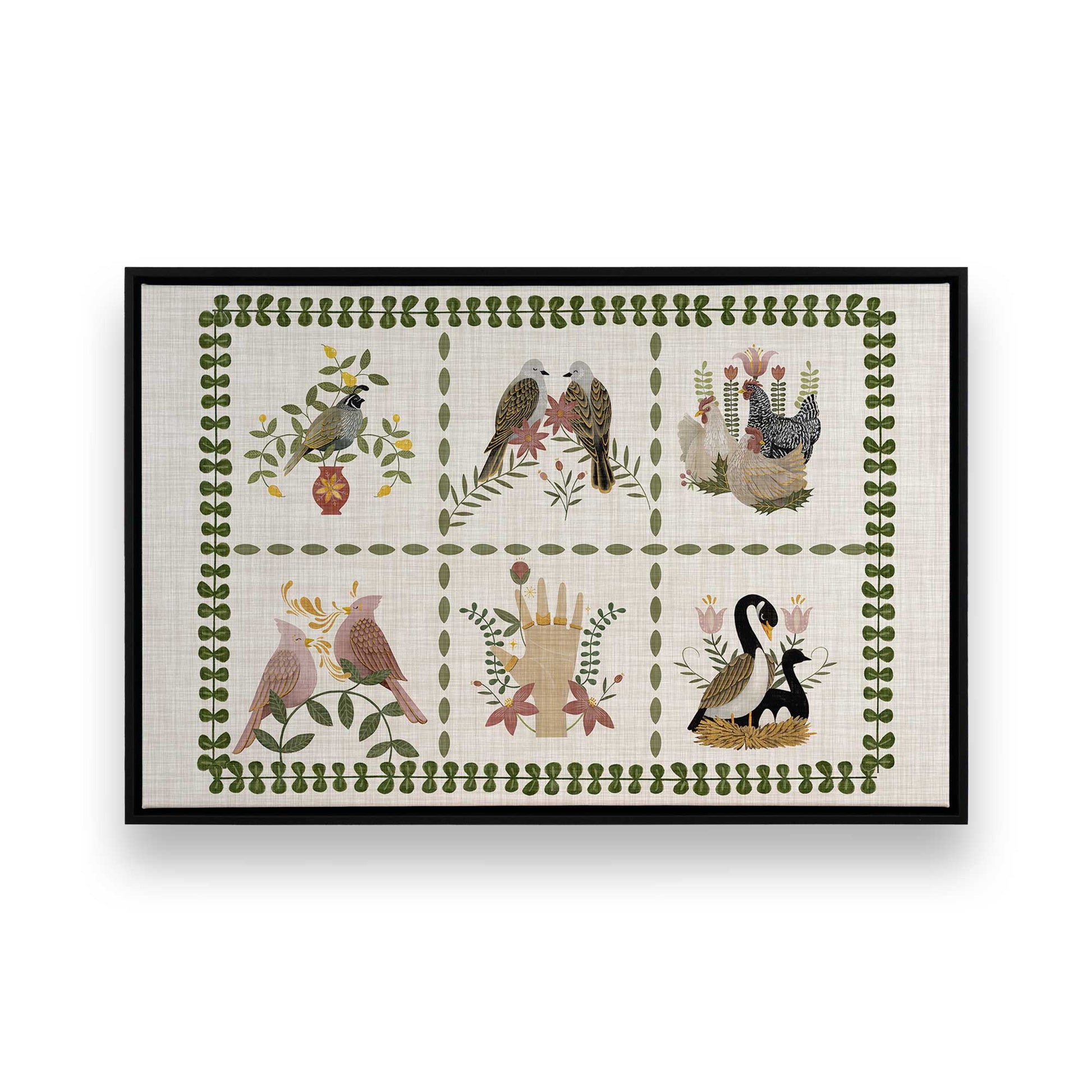 [Color:Satin Black], Picture of art in a Satin Black frame