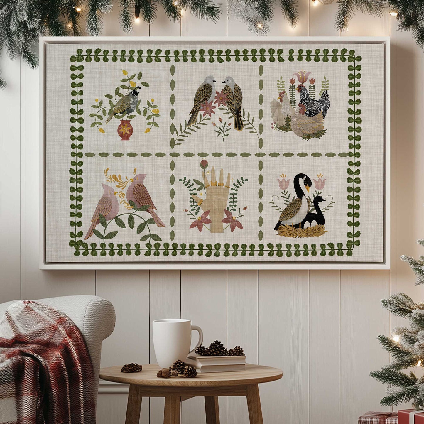 Picture of art in a room