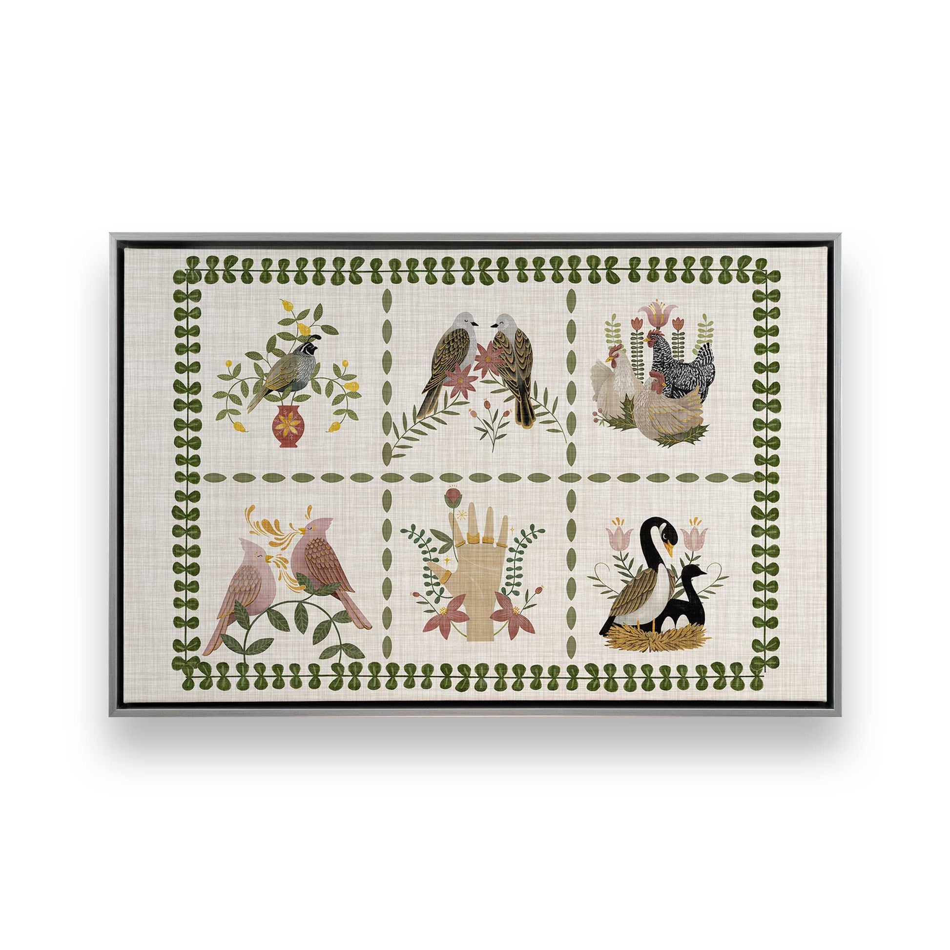 [Color:Polished Chrome], Picture of art in a Polished Chrome frame