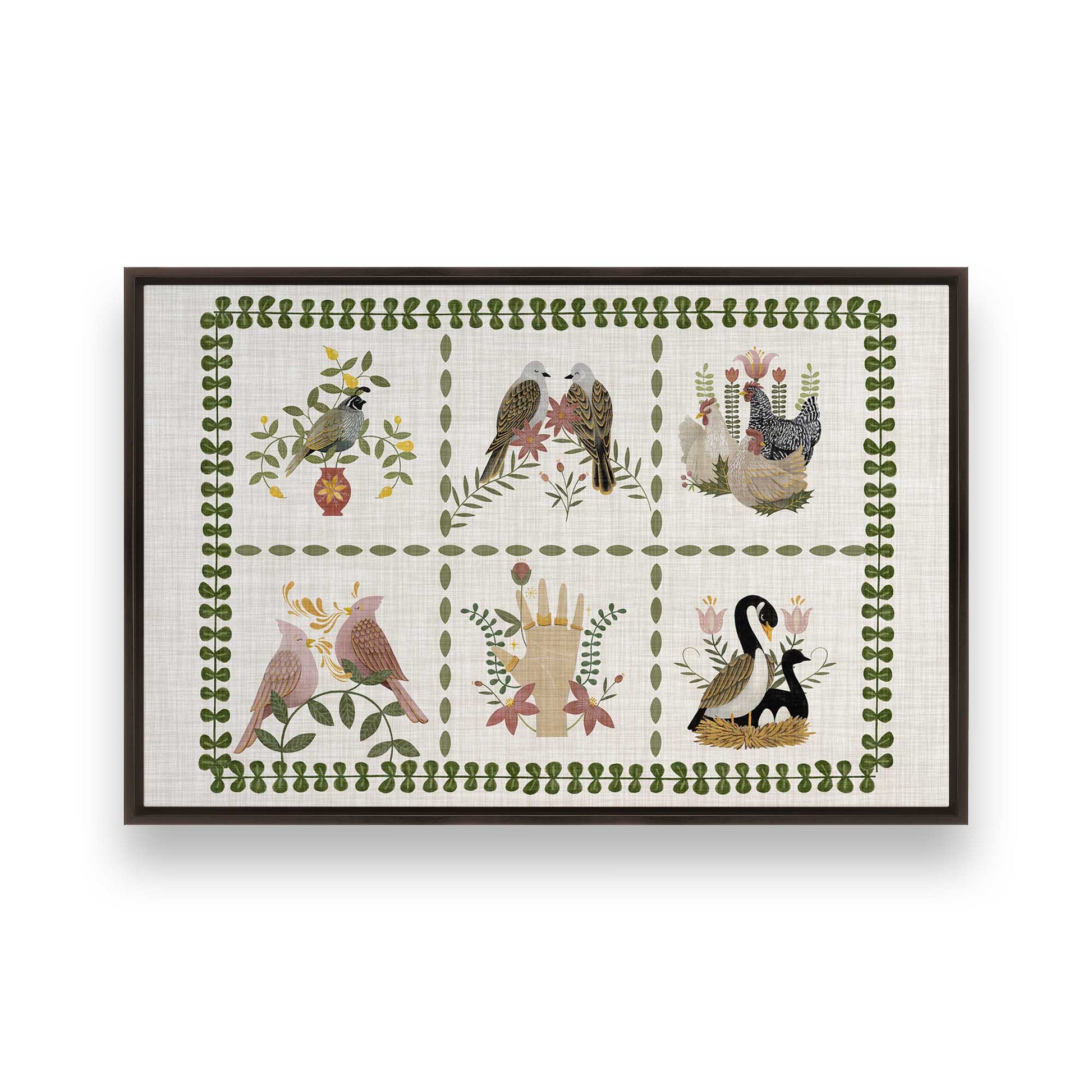 [Color:Espresso], Picture of art in a Espresso frame