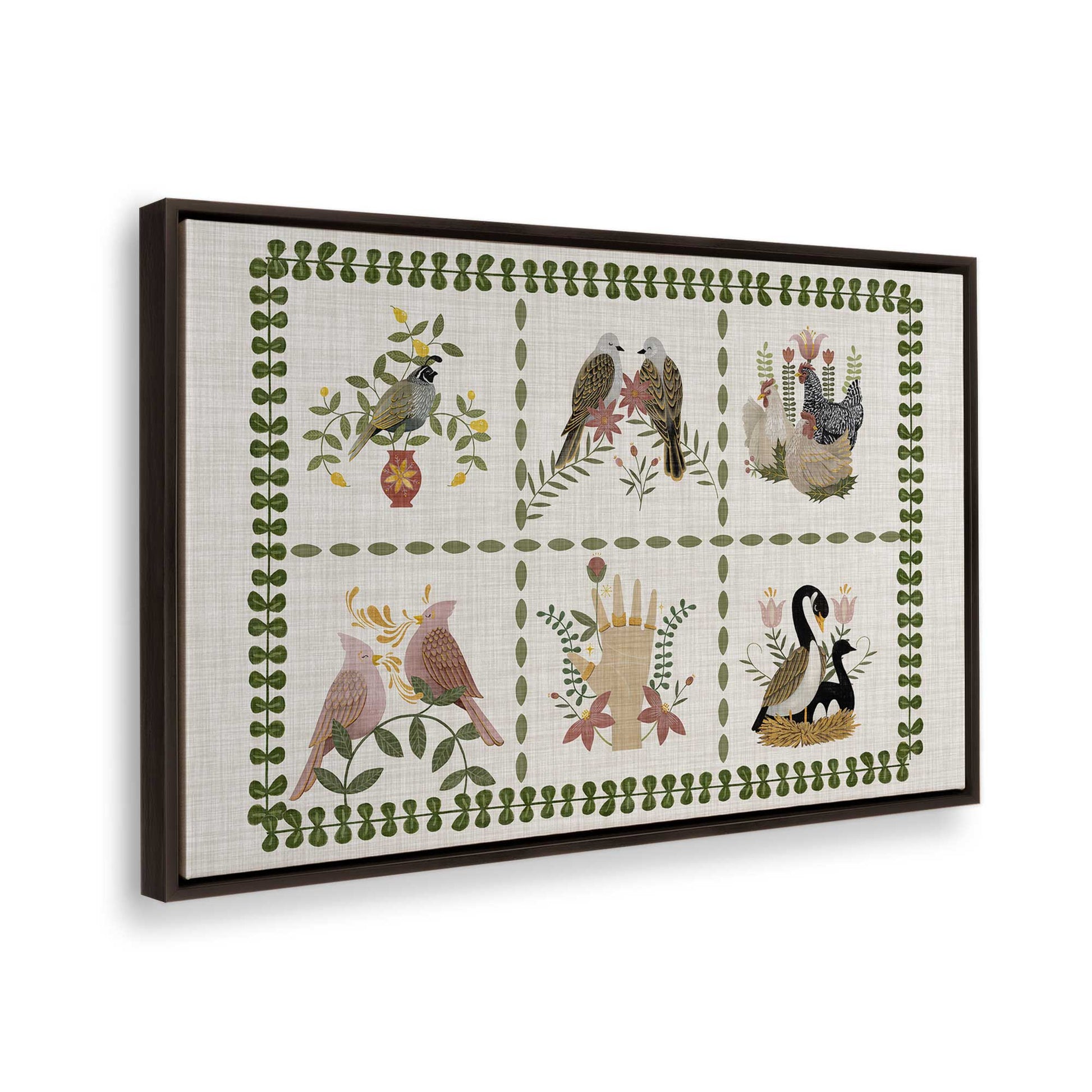 [Color:Espresso], Picture of the corner of the art