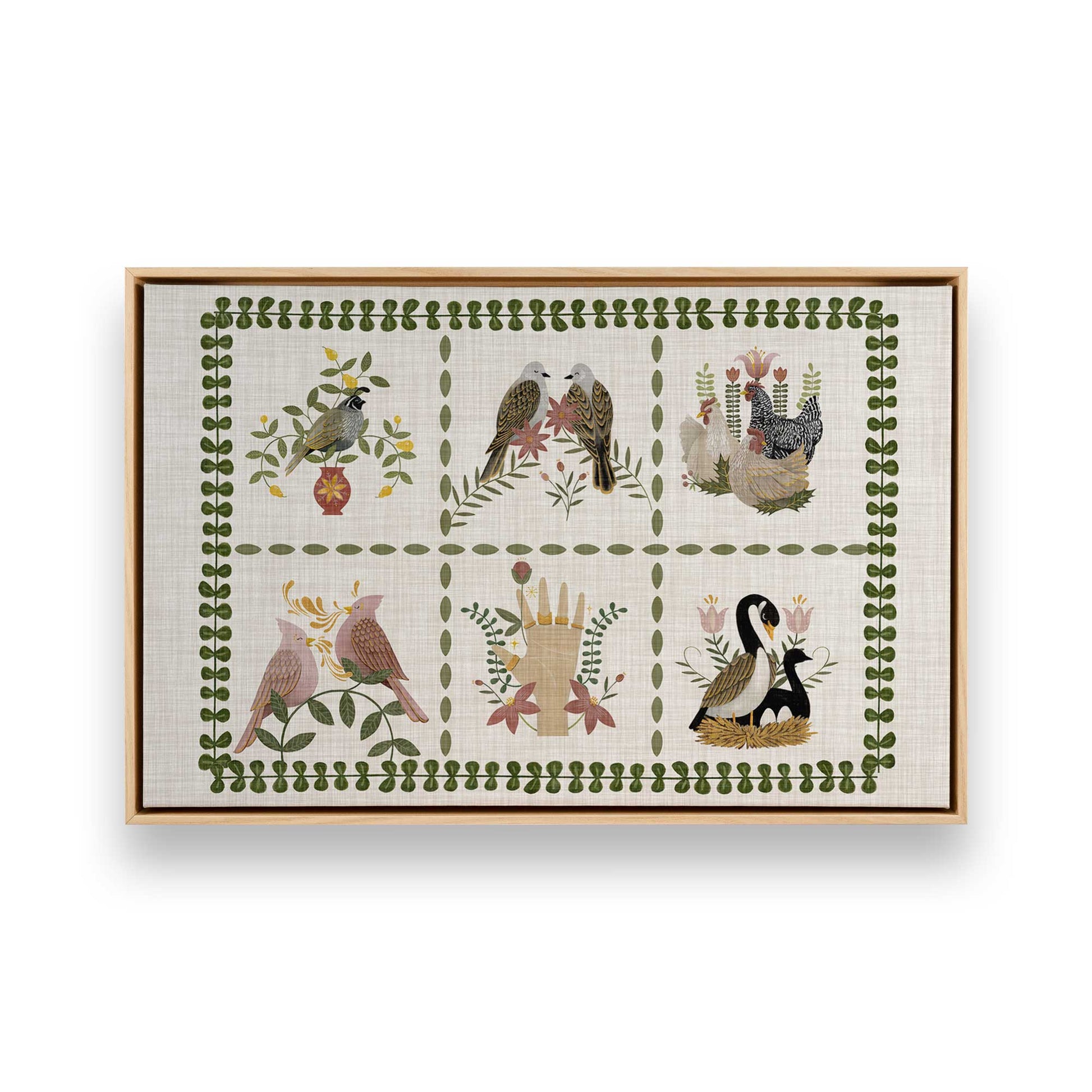 [Color:American Maple], Picture of art in a American Maple frame