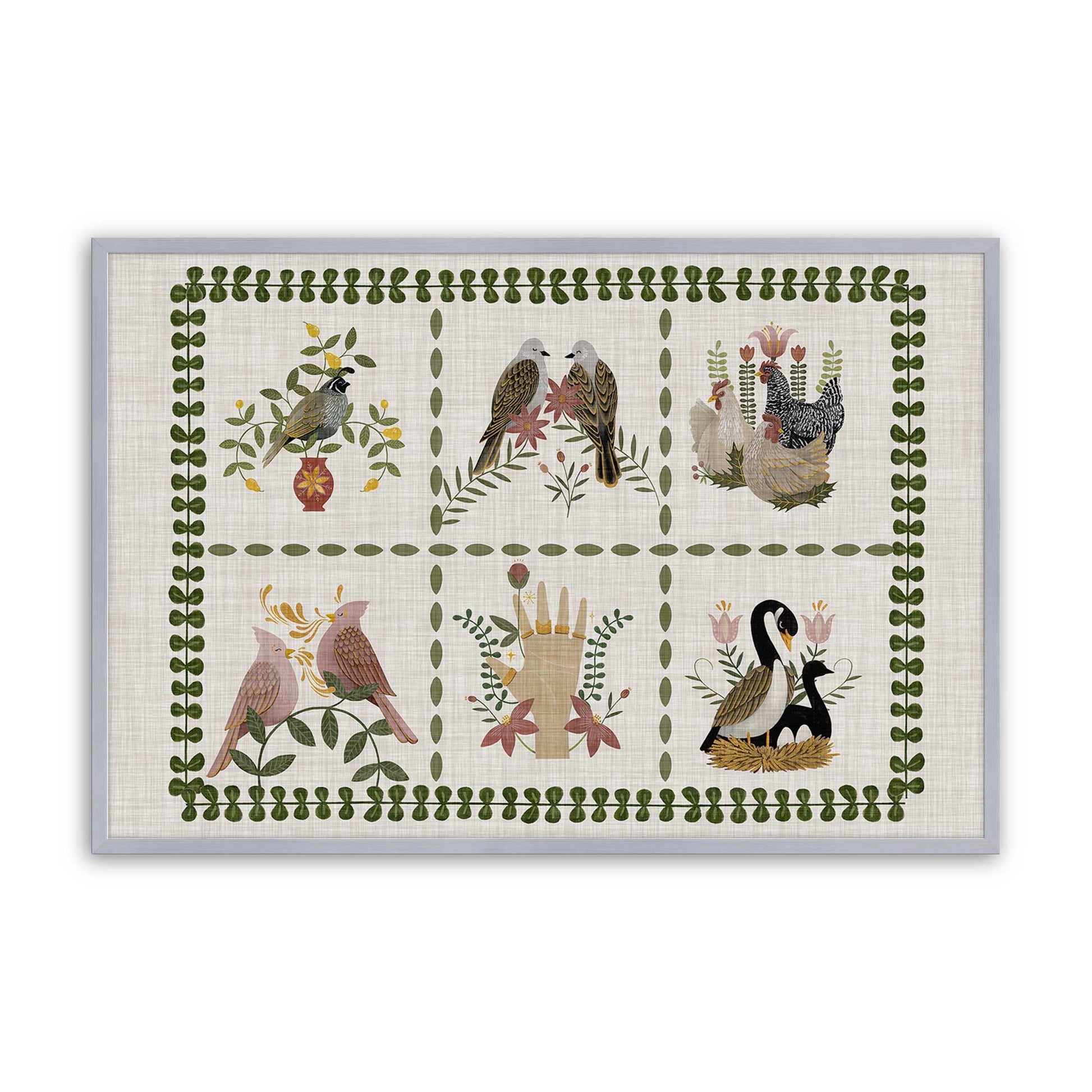 [Color:Polished Chrome], Picture of art in a Polished Chrome frame