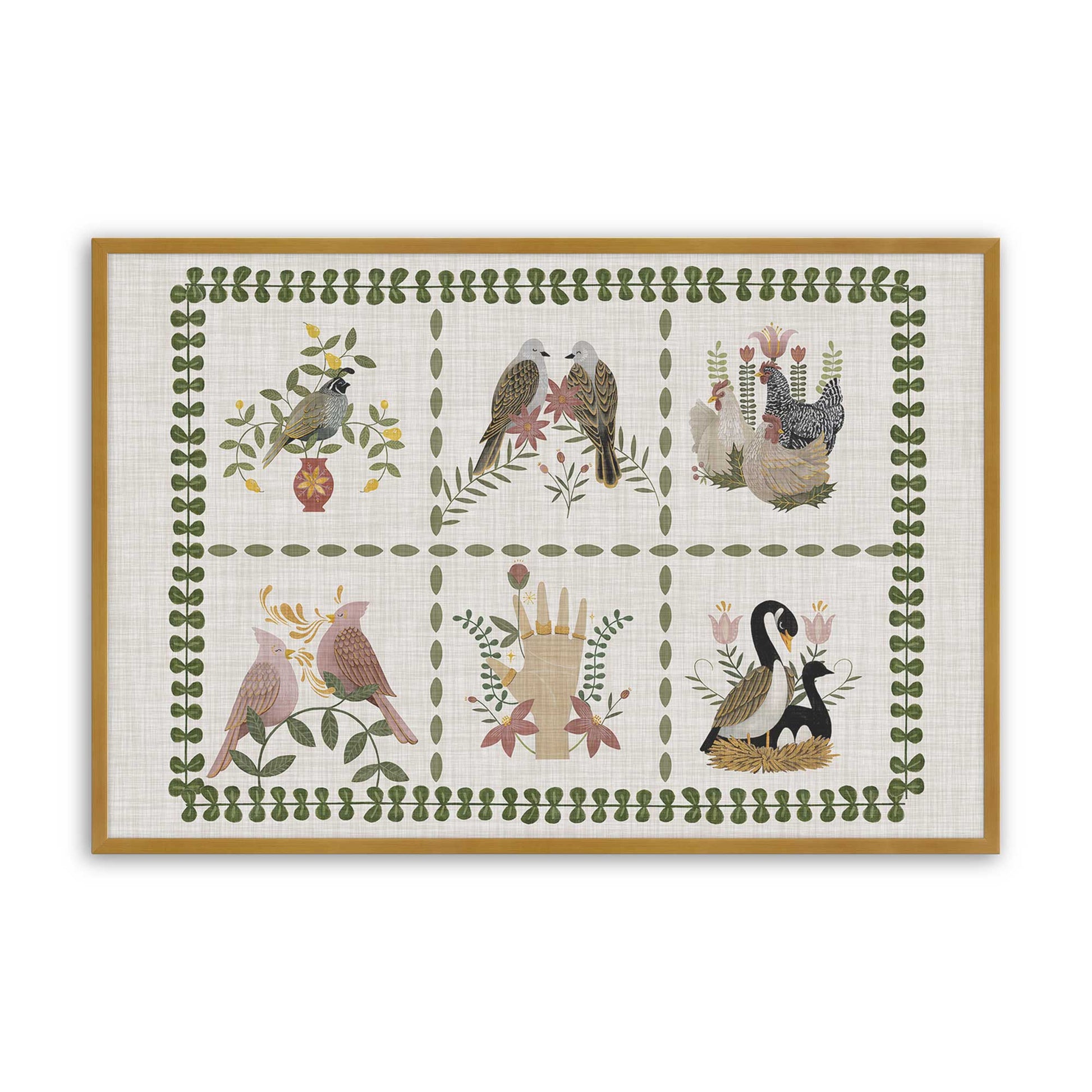 [Color:Polished Gold], Picture of art in a Polished Gold frame