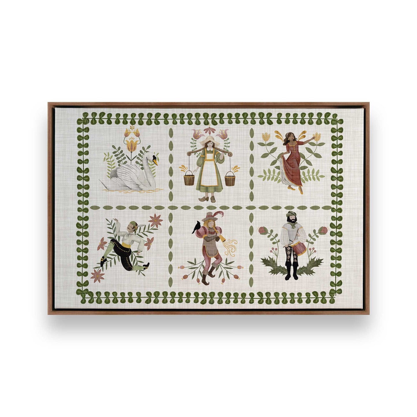 [Color:Walnut], Picture of art in a Walnut frame