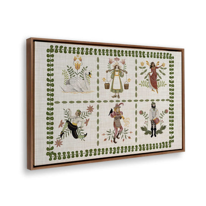 [Color:Walnut], Picture of the corner of the art