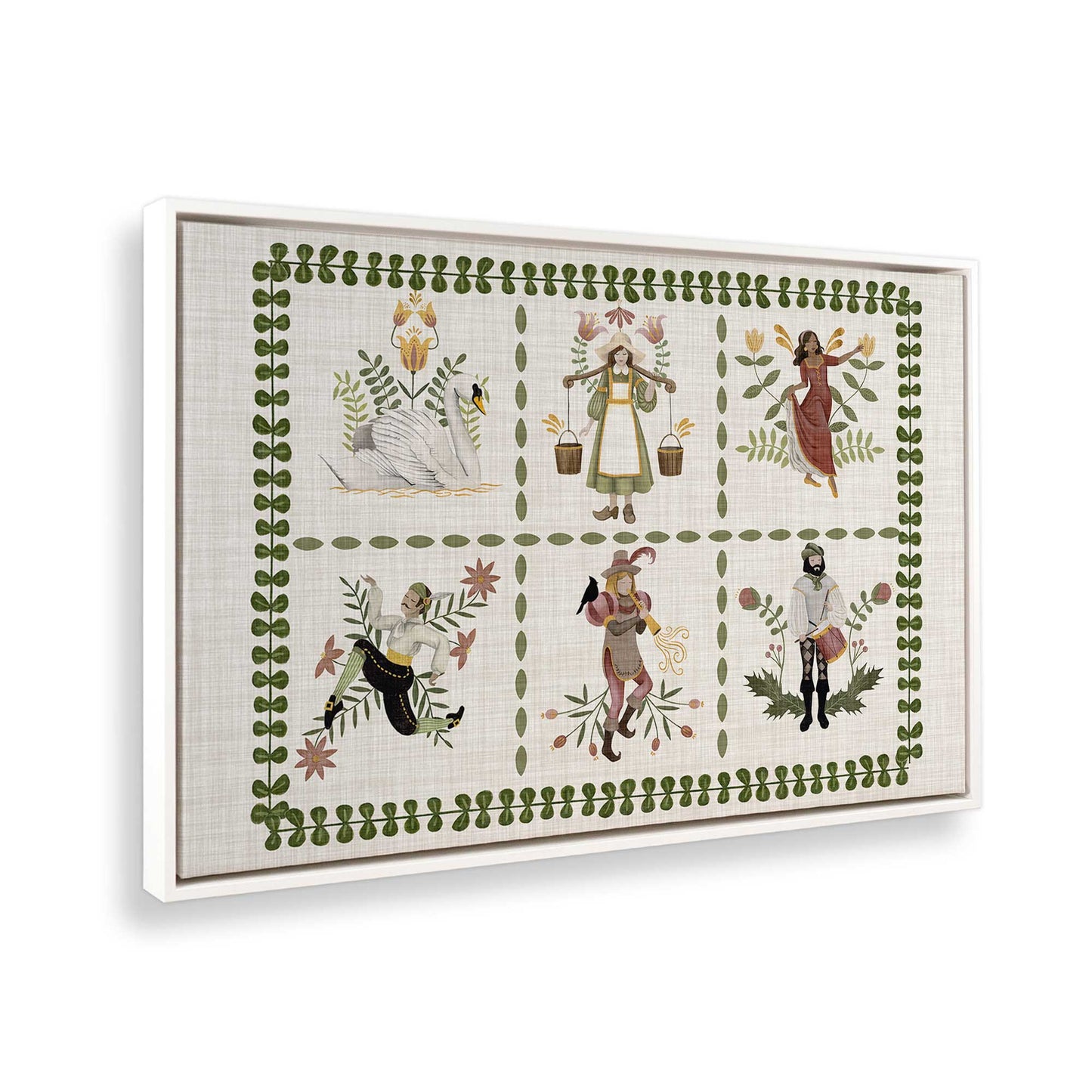 [Color:Opaque White], Picture of the corner of the art