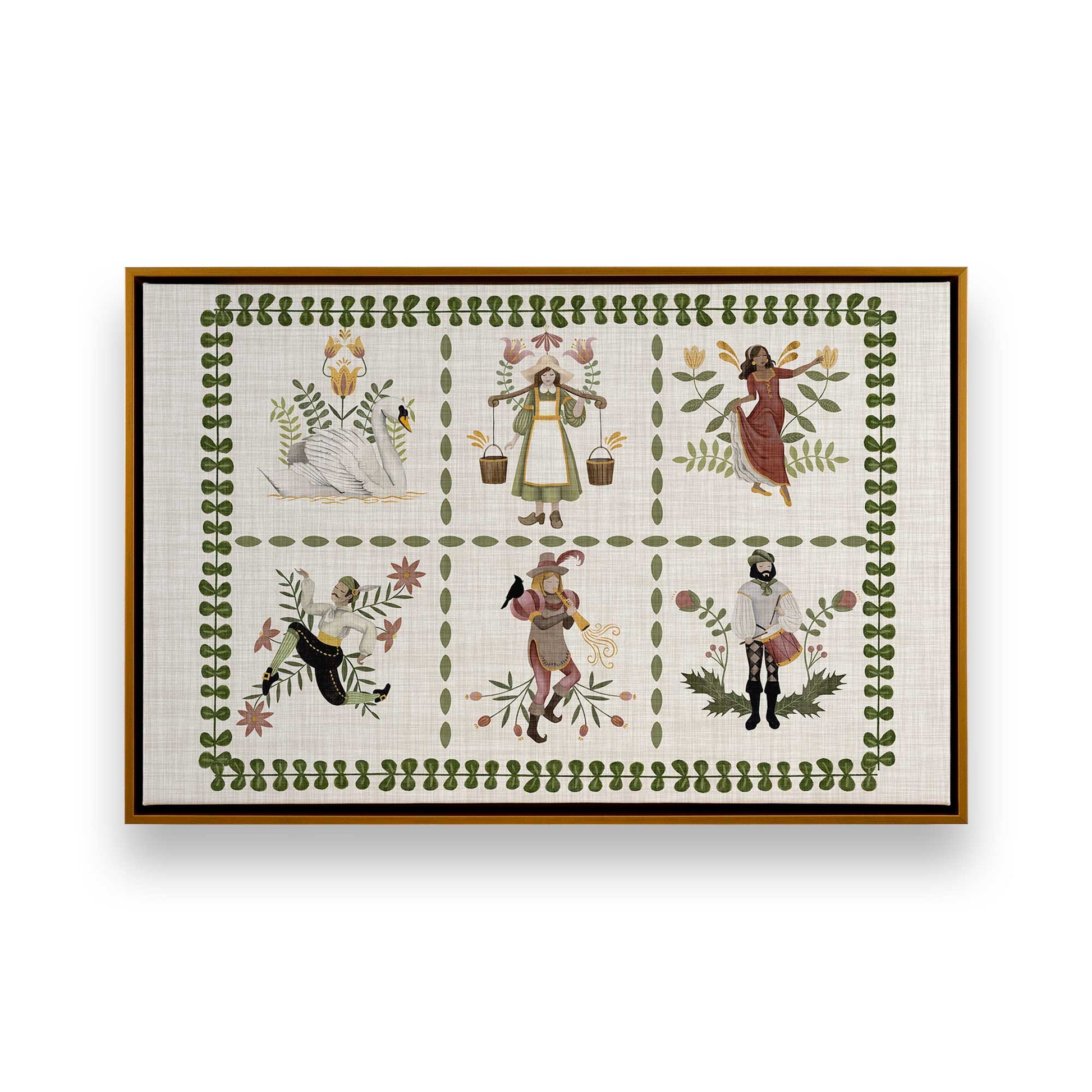 [Color:Polished Gold], Picture of art in a Polished Gold frame