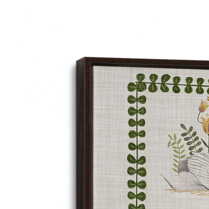 [Color:Espresso], Picture of art in a Espresso frame at an angle