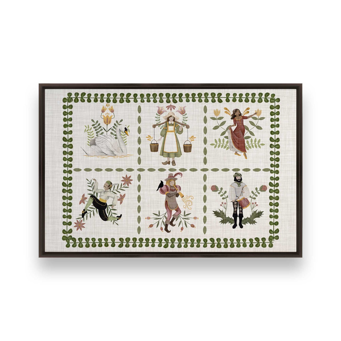 [Color:Espresso], Picture of art in an espresso frame