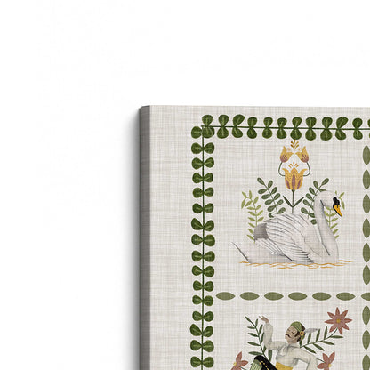 [Color:Stretched Canvas], Picture of the corner of the art