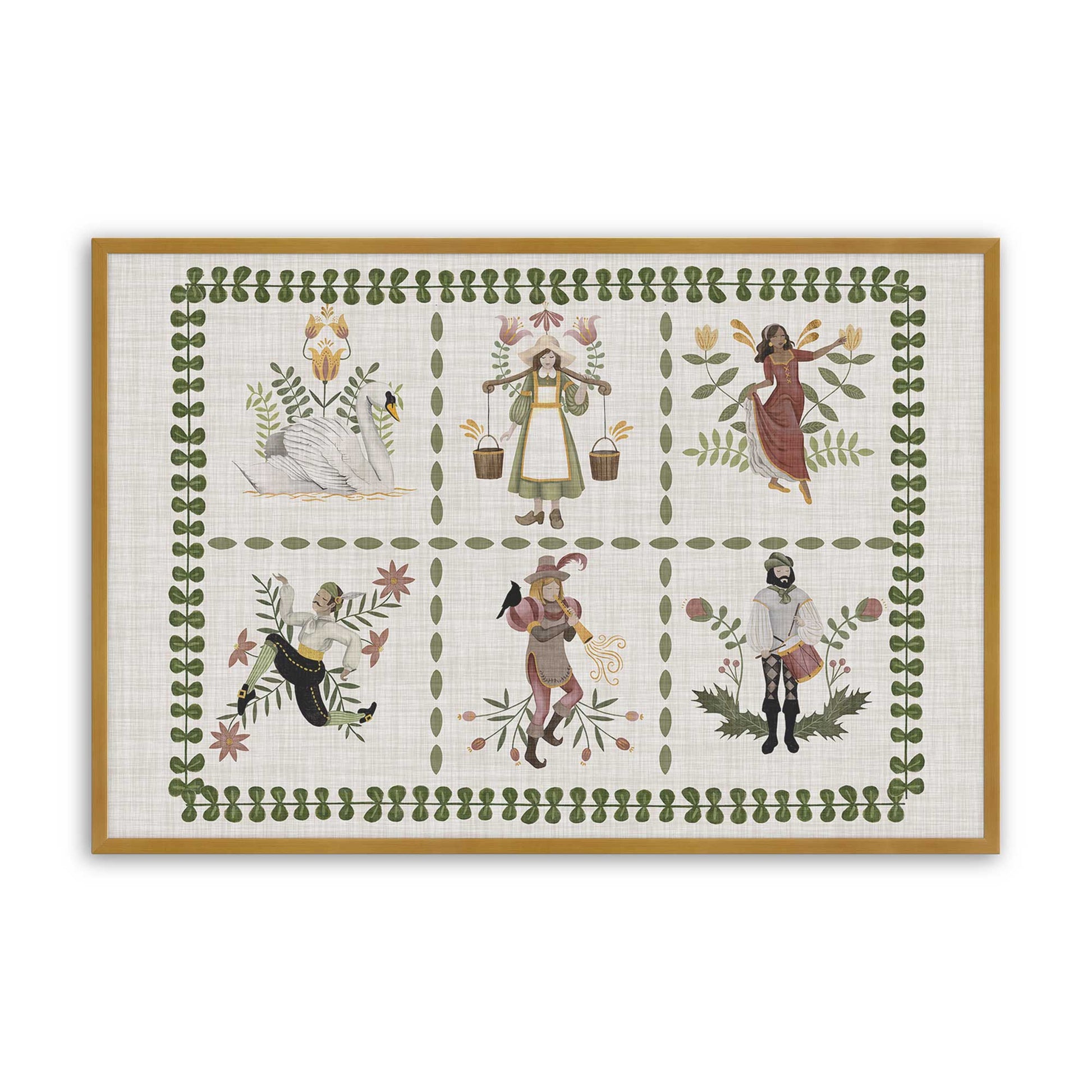 [Color:Polished Gold], Picture of art in a Polished Gold frame