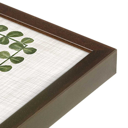 [Color:Brown], Picture of art in a Brown frame at an angle