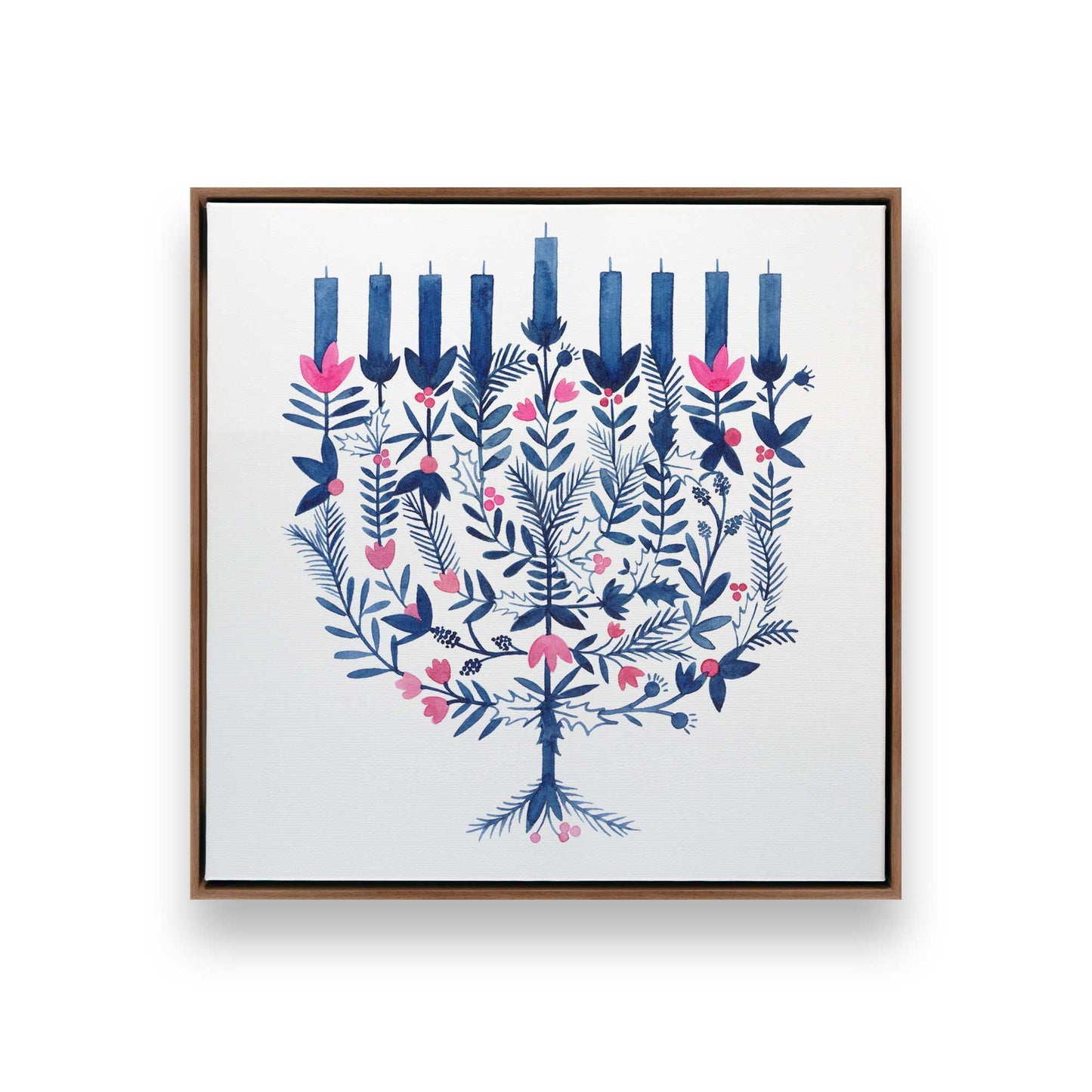 [Color:Walnut], Picture of art in a Walnut frame