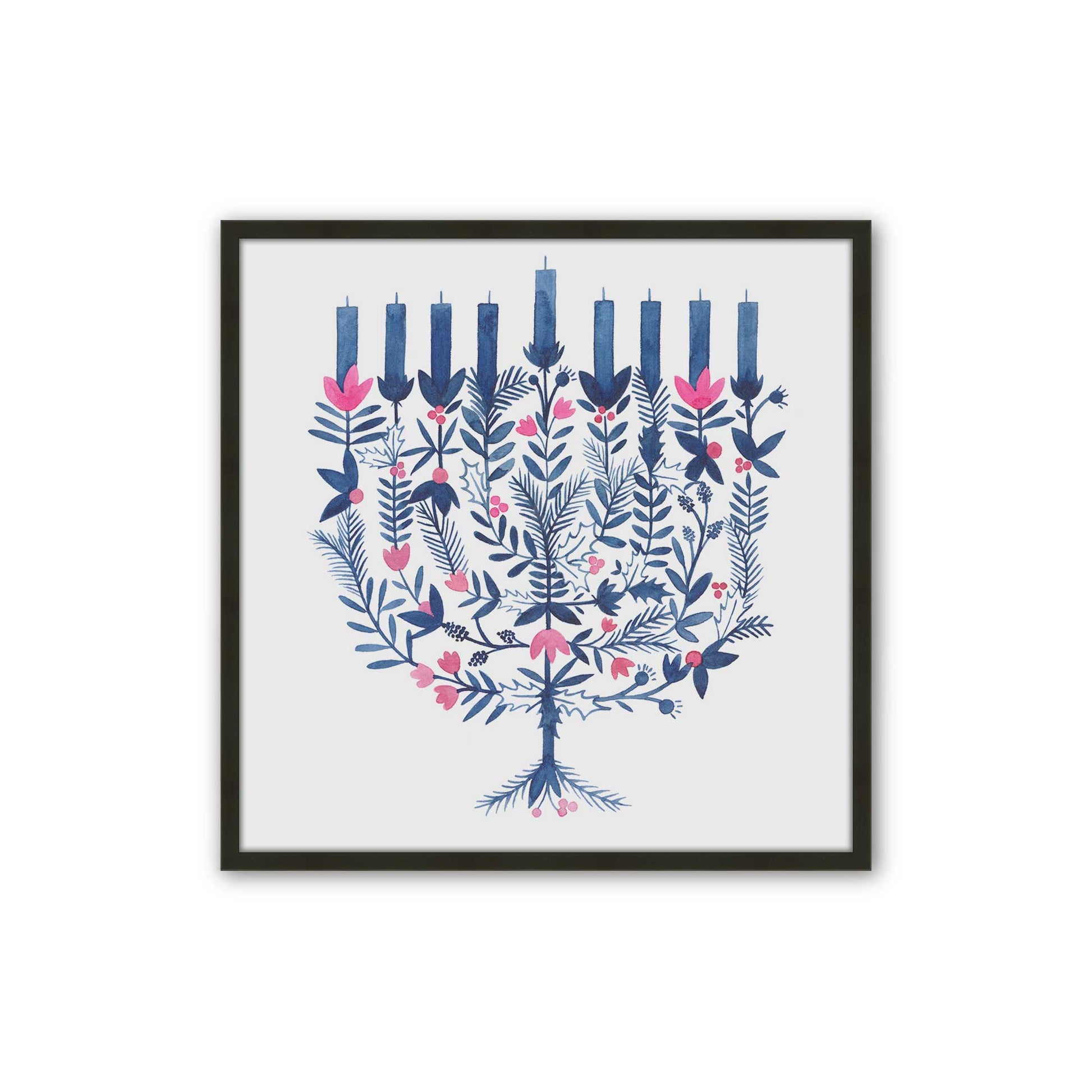 [Color:Satin Black], Picture of art in a Satin Black frame