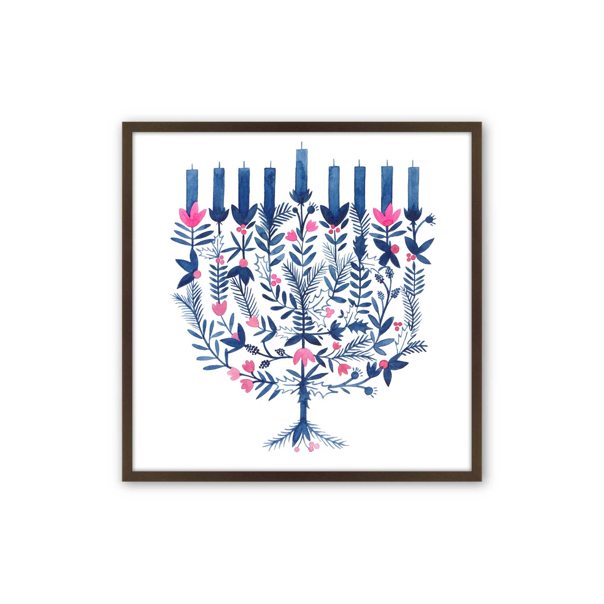 [Color:Espresso], Picture of art in a Espresso frame