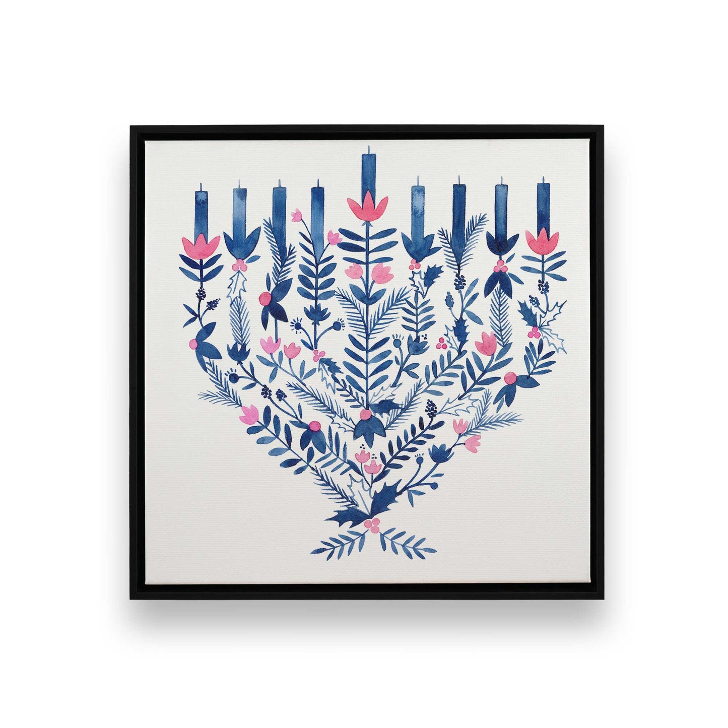 [Color:Satin Black], Picture of art in a Satin Black frame