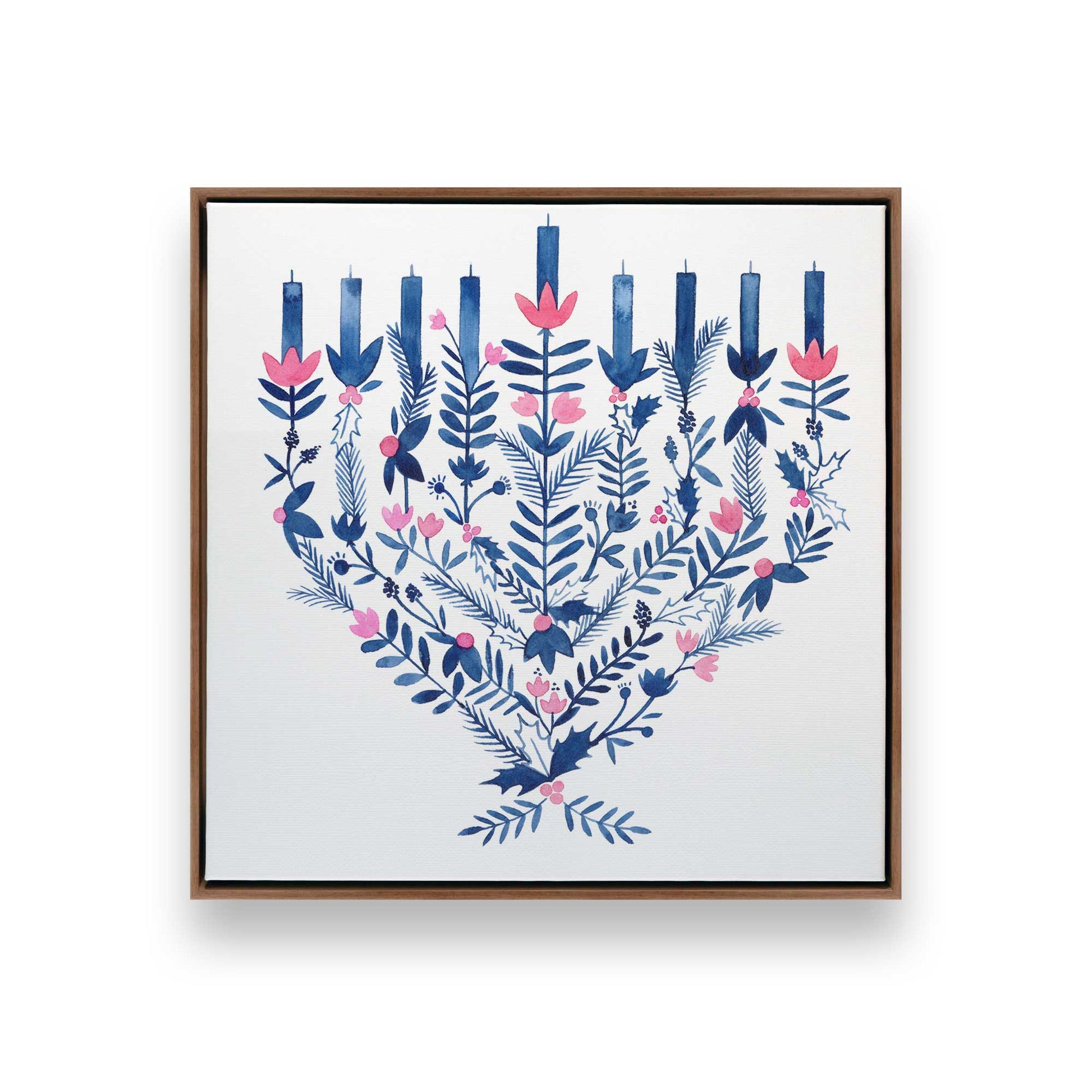 [Color:Walnut], Picture of art in a Walnut frame