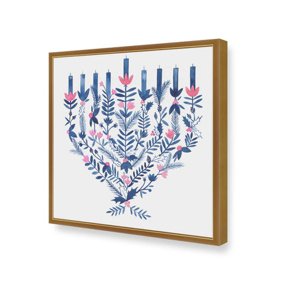 [Color:Polished Gold], Picture of art in a Polished Gold frame of the corner