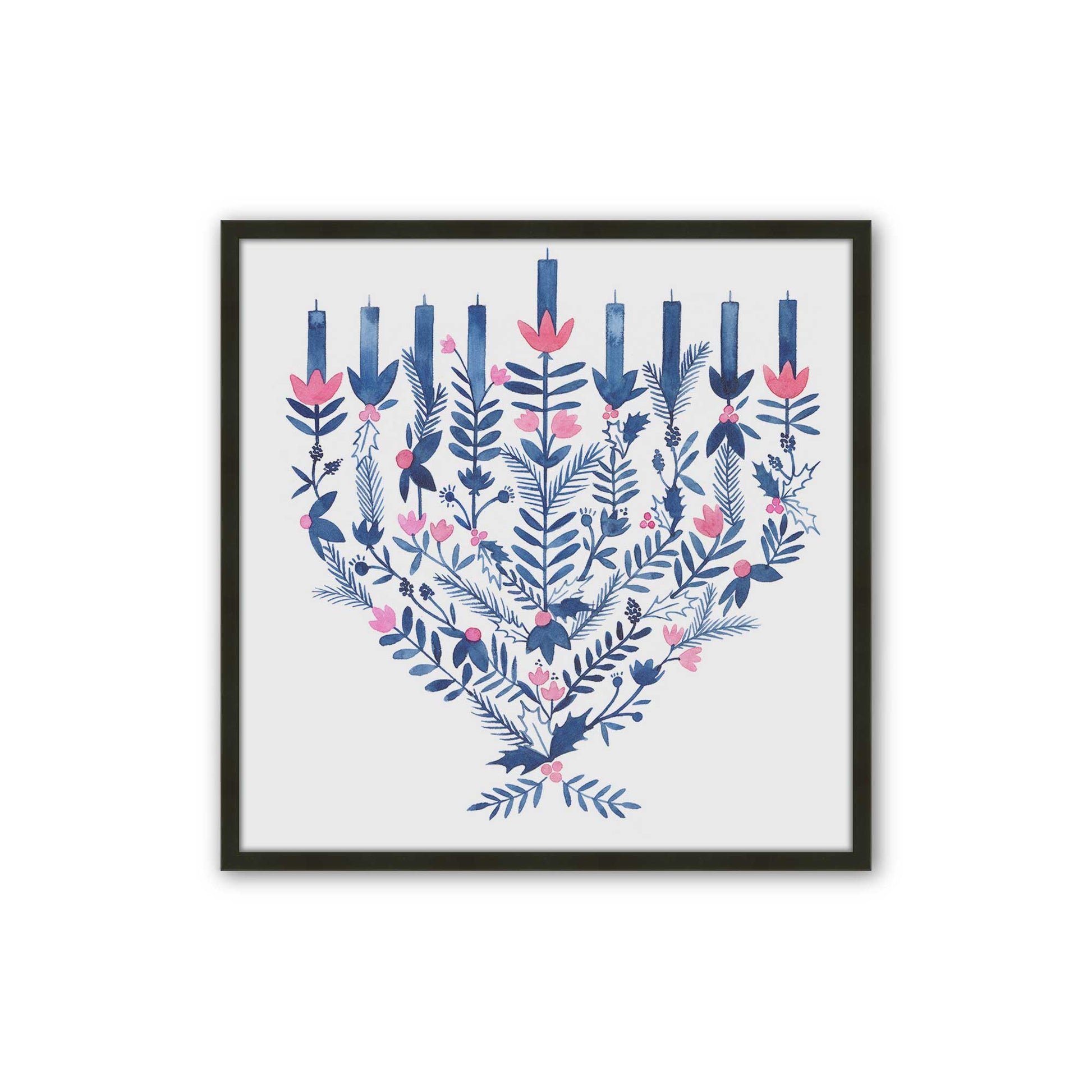 [Color:Satin Black], Picture of art in a Satin Black frame