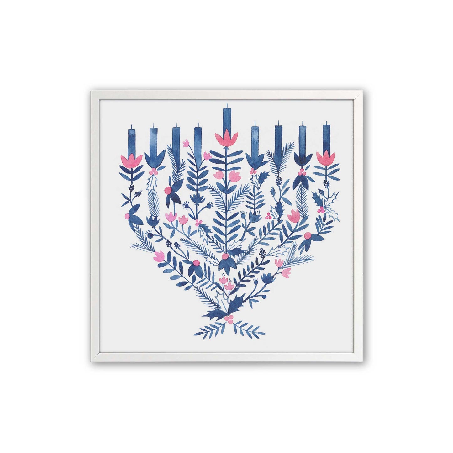 [Color:Opaque White], Picture of art in a Opaque White frame