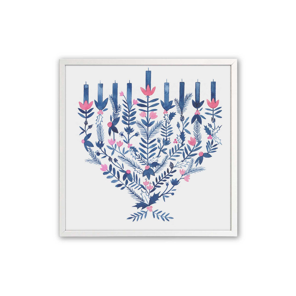 [Color:Opaque White], Picture of art in an Opaque White frame