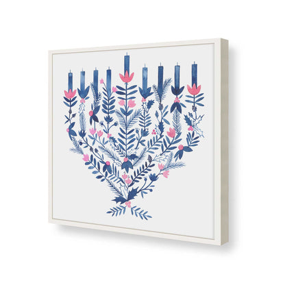 [Color:Opaque White], Picture of art in a Opaque White frame of the corner