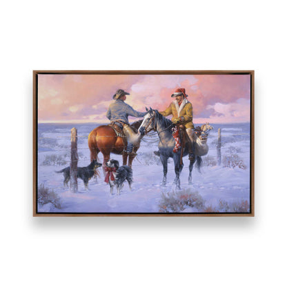 [Color:Walnut], Picture of art in a Walnut frame