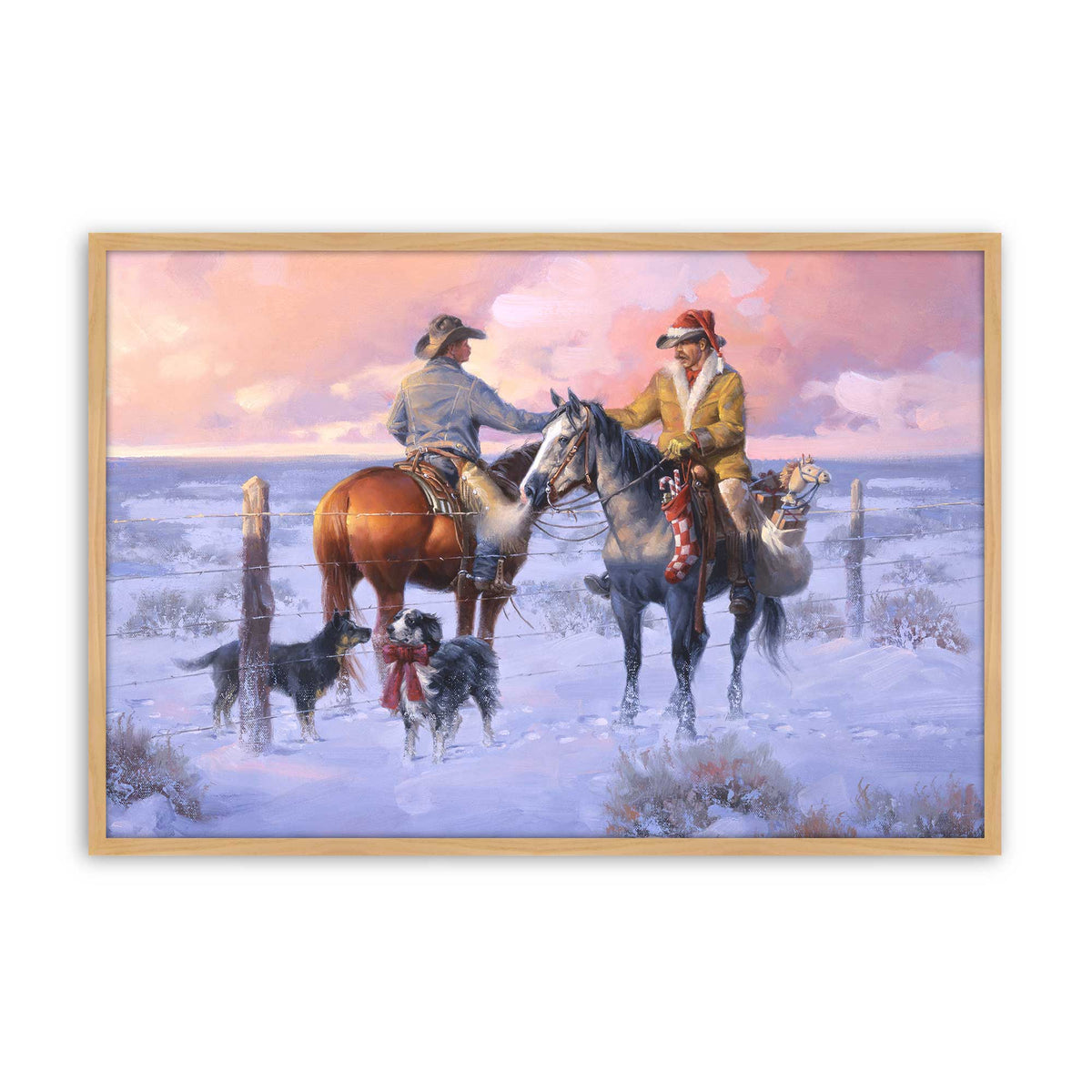 [Color:American Maple], Picture of art in a American Maple frame