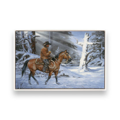 [Color:Opaque White], Picture of art in a White frame