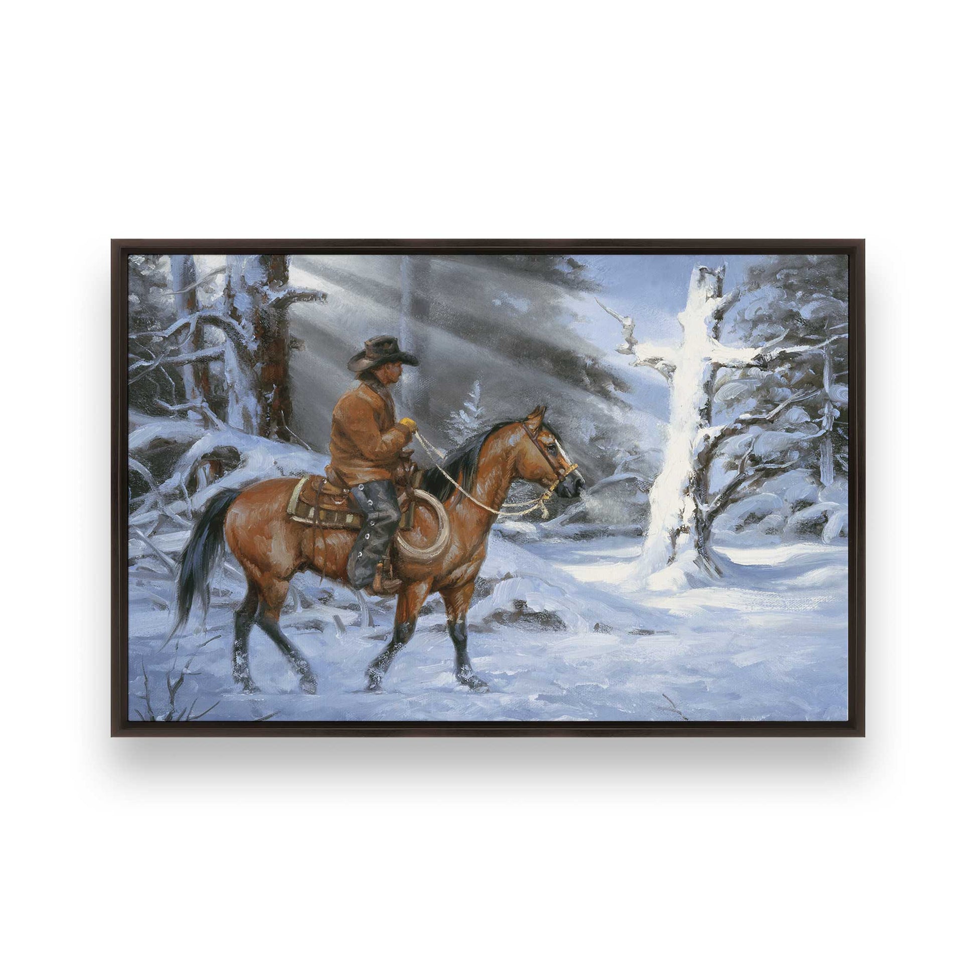 [Color:Espresso], Picture of art in a Espresso frame