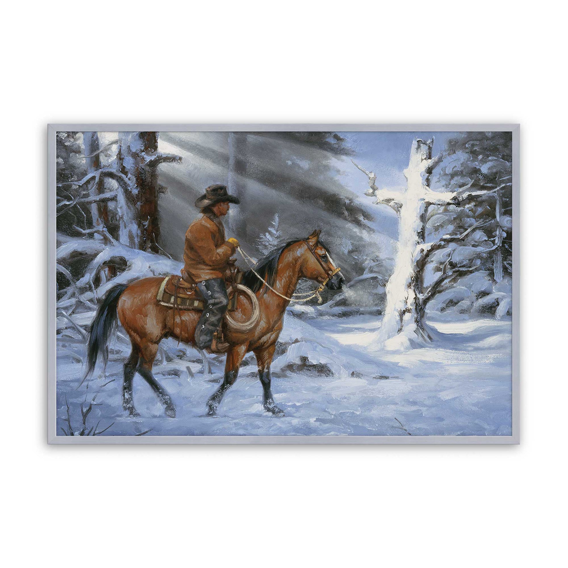 [Color:Polished Chrome], Picture of art in a Polished Chrome frame