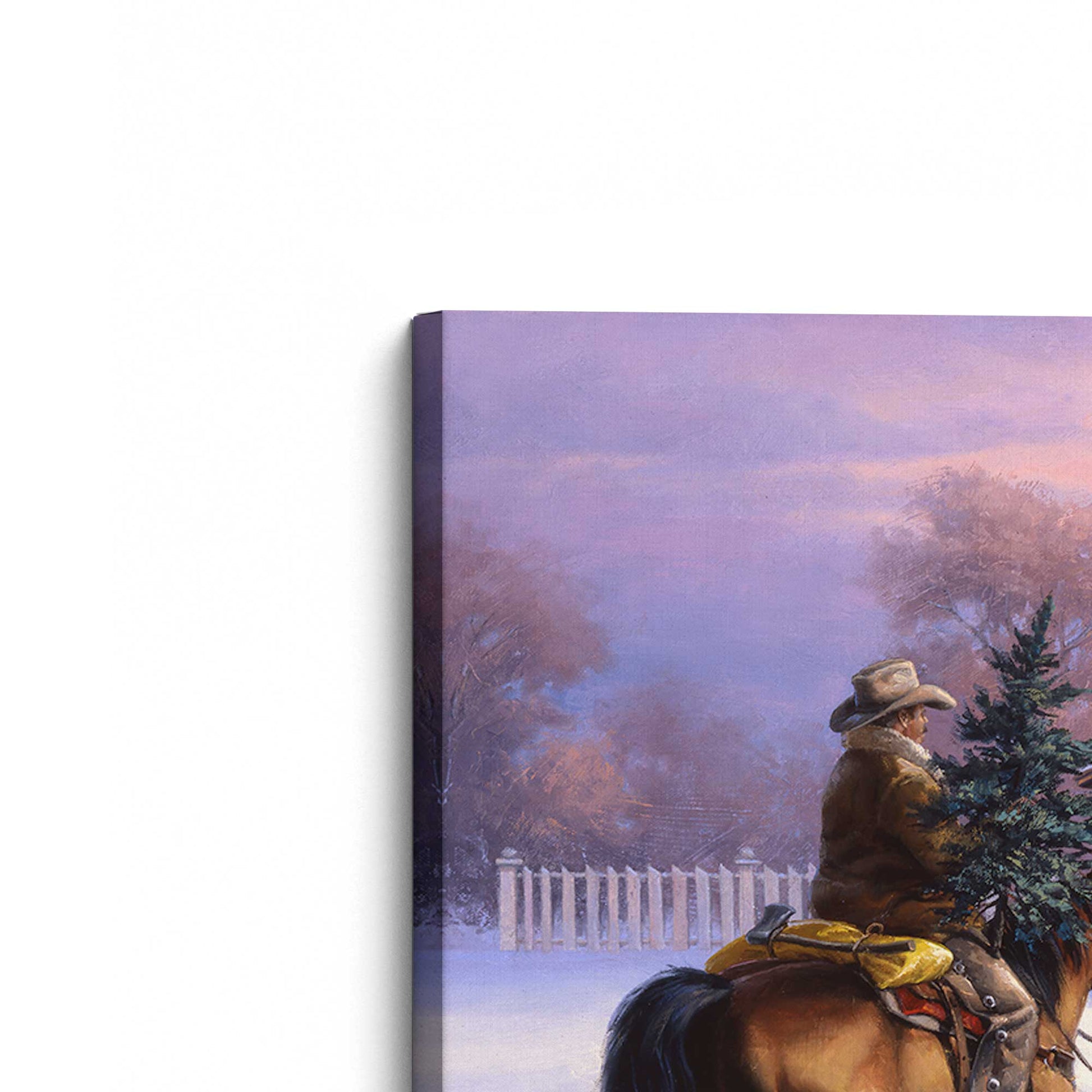 [Color:Stretched Canvas], Picture of the corner of the art