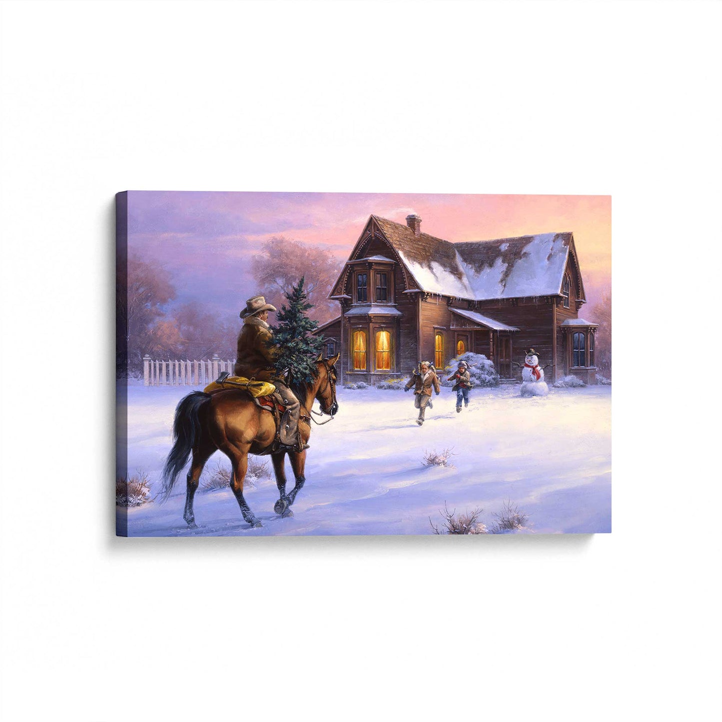 [Color:Stretched Canvas], Picture of art at an angle