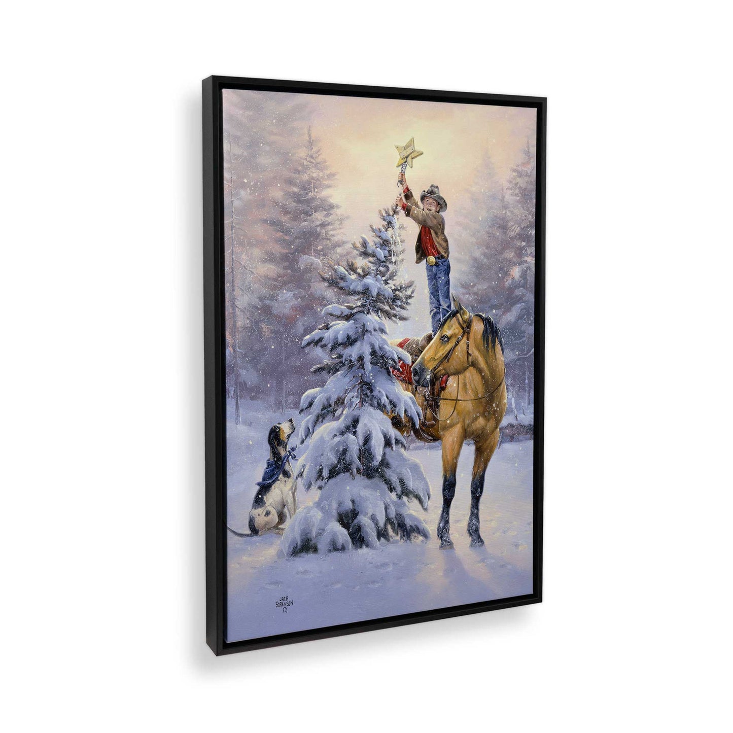 [Color:Satin Black], Picture of the corner of the art